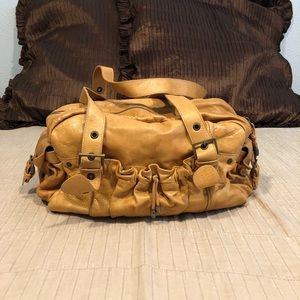 H&M camel leather bag